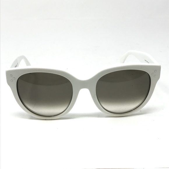 Celine Kim White Oversized Sunglasses CL 41444 - Picture 8 of 8